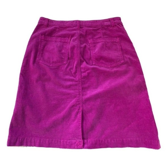Anthropologie Pilcro Women's Skirt Pink Corduroy A Line Mini Skirt Size 6 - Picture 3 of 7